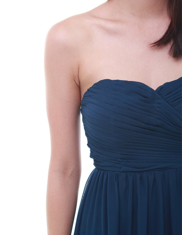 Cleo Maxi Dress in Navy Blue